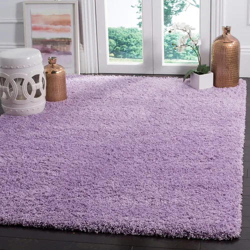 Miniatura 45 de SAFAVIEH Laguna Shag Collection - Alfombra decorativa, 2 pies 3 pulgadas x 4 pies, color beige, diseño sólido, no desprende pelusa y de fácil