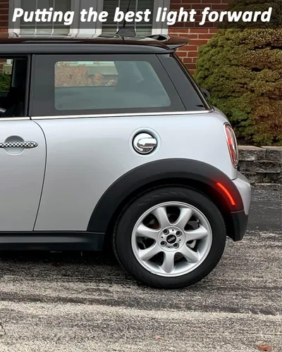 Miniatura 9 de Bestview Conjunto de luz de posición lateral compatible con MINI Cooper R55 R56 R57 R58 R59 R60 R61 2007-2015, luces de parachoques delantero ámbar