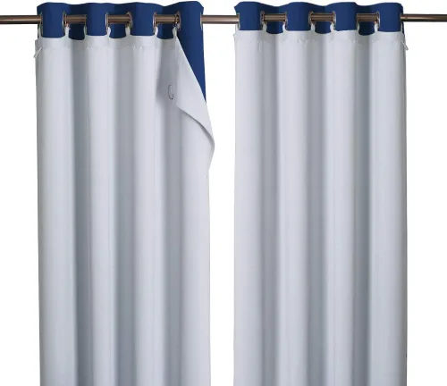 Miniatura 11 de NICETOWN Revestimientos de cortinas opacas, forros para cortinas, paneles de cortina con aislamiento térmico para cortinas largas con anillos