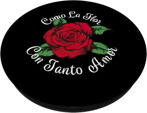 Miniatura 2 de Como La Flor - Bailar Cumbia - Rosa Mexicana Fiesta Regalo PopSockets Swappable PopGrip