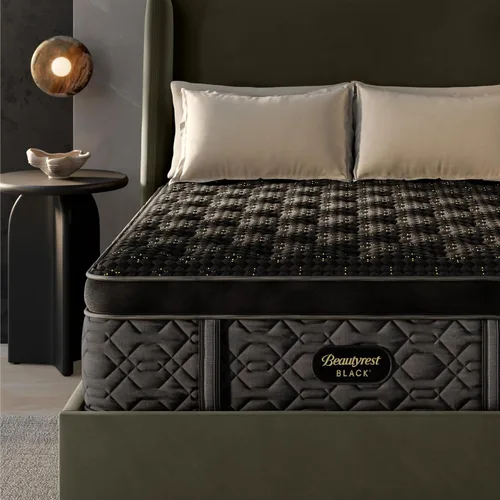 Miniatura 2 de Beautyrest Black Series Four - Colchón matrimonial de felpa Summit de 17.25 pulgadas, transpirable, refrescante y con soporte, certificado