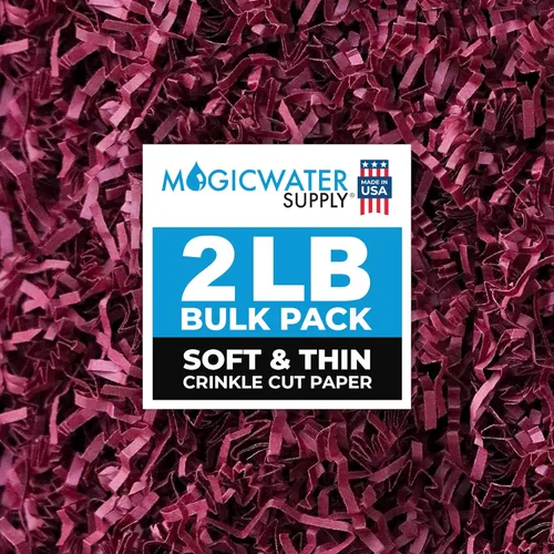 Miniatura 6 de MagicWater Supply Papel de corte arrugado suave y fino, 2 libras, color azul bebé, relleno de papel para envolver regalos, relleno de cestas