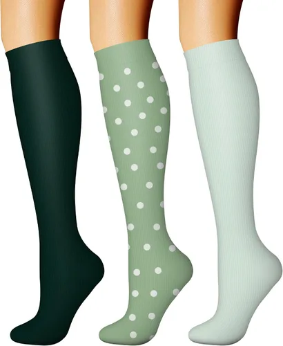 Miniatura 162 de CHARMKING - Calcetines de compresión para mujeres y hombres (3 pares), 15-20 mm Hg, el mejor apoyo para atletismo, running o ciclismo, mejora