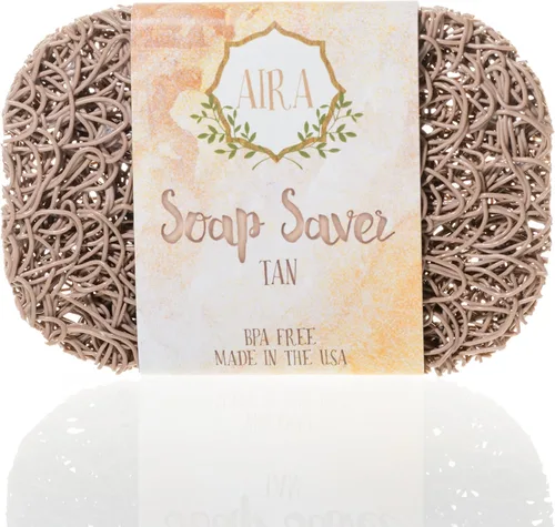 Miniatura 36 de Aira Jabonera - Plato para Jabón y Accesorio de Soporte de Jabón - Portajabones sin BPA para Ducha y Baño - Fabricado en EE. UU. - Drena el Agua