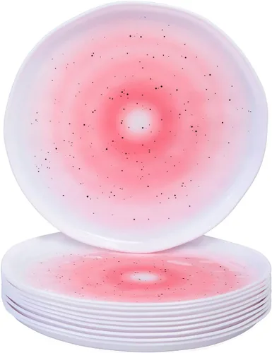 Miniatura 17 de Mini cuencos de postre Platos de postre ovalados Colección Lava Niebla rosa 6 piezas