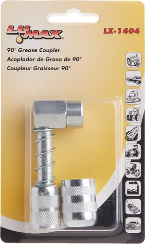 Miniatura 2 de Boquilla de engrase a 90º Lumax LX-1404 Silver