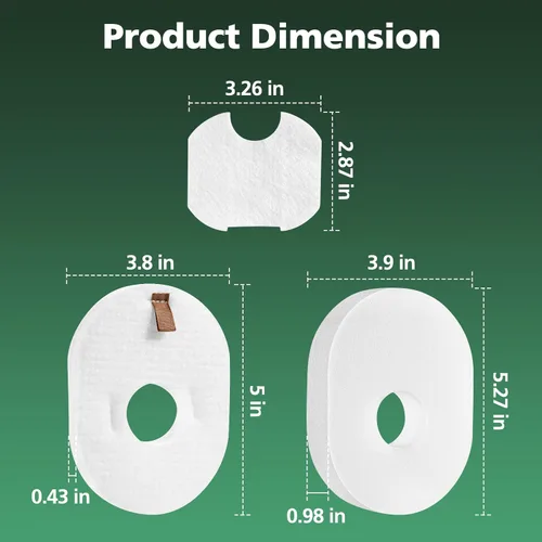 Miniatura 5 de Paquete de 2 filtros de repuesto para Shark Rocket Vacuum HV300 HV301 HV300W HV302 HV305 HV310 UV450 Kit de filtro de espuma y fieltro