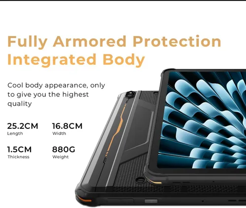 Miniatura 10 de HOTWAV R10 Pro 2025 Tableta Resistente Android 14 - 10.1 Pulgadas HD+ 10800mAh Tableta Impermeable, 20GB RAM+256GB ROM/1TB TF Tablets