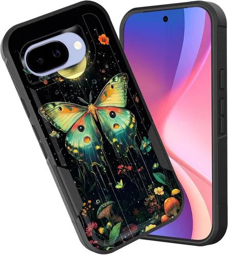 Miniatura 110 de Funda para Pixel 6A, funda híbrida de doble capa resistente a prueba de golpes de policarbonato duro de silicona suave TPU para Google Pixel 6A