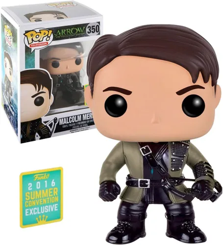 Funko Pop TV: Arrow - Malcolm Merlyn 2016 SDCC Figura de vinilo exclusiva