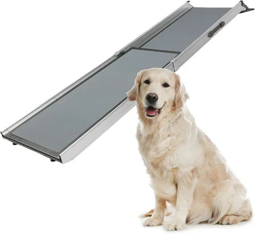Miniatura 10 de PetSafe Happy Ride - Rampa telescópica compacta para perros, rampa portátil para mascotas, para automóviles, camiones y SUV con tamaño ajustable