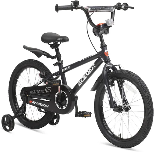 Miniatura 23 de ACEGER Bicicleta para niños de 2 a 10 años, estilo BMX, para niños y niñas de 2 a 10 años, bicicleta para niños de 12, 14 y 16 pulgadas, con ruedas