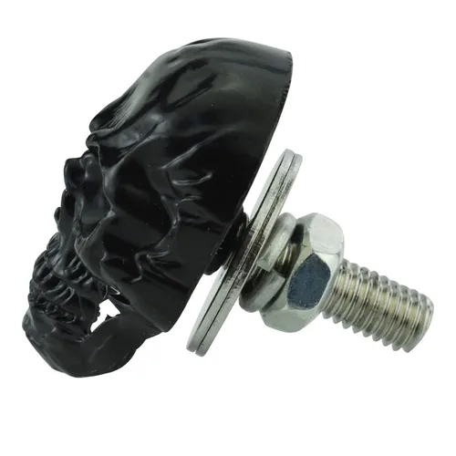 Miniatura 4 de Tornillos para placa de matrícula de calavera para marco de motocicleta, kit de pernos de tornillo de etiqueta de automóvil, apto para vehículos