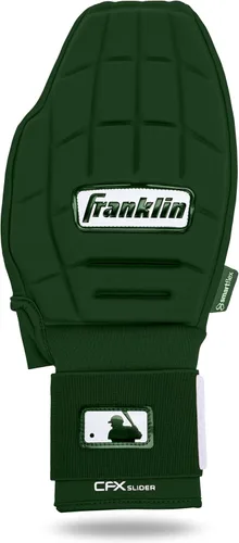 Miniatura 22 de Franklin Sports MLB Guante deslizante de béisbol y sóftbol - CFX PRT Guantes de baserunning deslizantes protectores para adultos y jóvenes - Guante