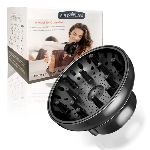 Accesorio Difusor de Secador de Pelo Universal Ajustable Profesional Herramienta de Salón para Cabello Rizado Se Ajusta a la Mayoría de Secadores de