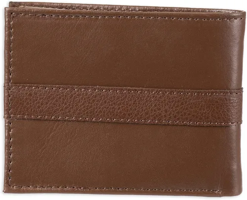 Miniatura 3 de Tommy Hilfiger Cartera de cuero genuino para hombre con múltiples ranuras para tarjetas