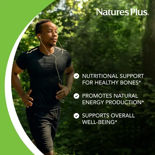 Miniatura 4 de NaturesPlus Calcio/Magnesio/Vitamina D3 con Vitamina K2 – 60 tabletas masticables – Apoya la salud ósea e inmunológica – Sabor vainilla – Sin gluten