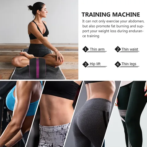 Miniatura 5 de PRETYZOOM Rueda de rodillo de abdominales Diseño antideslizante Movimiento silencioso Abs Fitness Equipo doméstico Entrenamiento básico práctico