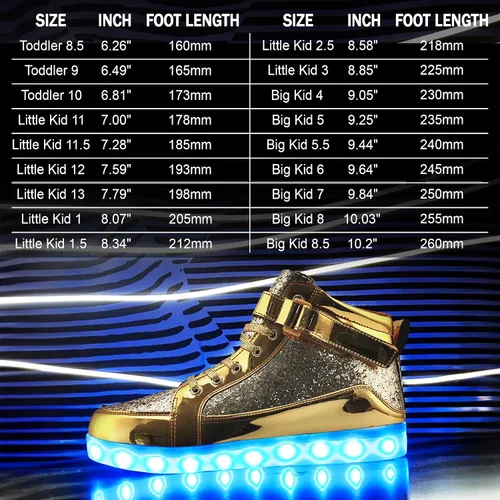 Miniatura 6 de IGxx Zapatos con luz LED para niños, tenis de alta calidad, zapatos con luces para niños, carga USB, entrenadores luminosos intermitentes