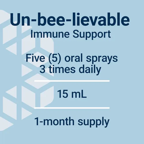 Miniatura 5 de Life Extension Bee Immune Propolis Spray 0.5 fl oz, garganta y salud respiratoria, apoyo inmunológico, spray de acción rápida