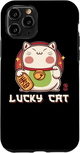 Miniatura 26 de Funda para iPhone 12 Mini Maneki Neko Waving Lucky Cat Feline Lucky Kawaii Anime Cats