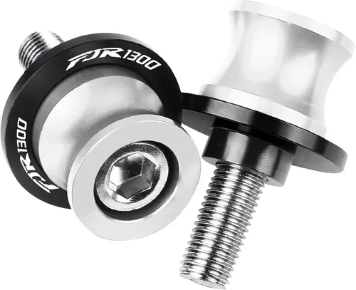 Miniatura 13 de Para Yamaha XJ6 Diversion XJR1300 FJR1300 FJR XJR 1300 6MM Accesorios de motocicleta CNC Carretes de basculante Tornillos de soporte deslizante