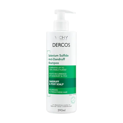 Miniatura 12 de Vichy Dercos Dandruff Shampoo, Antifungal Itchy Scalp Treatment for Men & Women, Clinical Strength Selenium Sulfide, Formulated with Niacinamide &