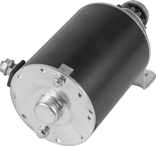 Miniatura 5 de Caltric Motor de arranque compatible con John Deere 92H D125 D130 D140 D155 D160 MIA13038 / engranaje de acero de 15 dientes