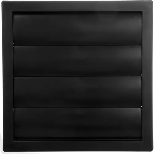 Miniatura 8 de Vent Systems Cubierta de ventilación de escape negra de 6 pulgadas - Capucha de ventilación de secadora - Cubierta de ventilación de conducto