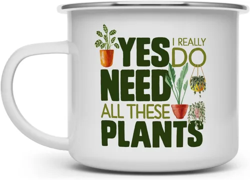 Miniatura 6 de Plant Lover - Taza de café con diseño de fogata, taza de té para campamento de plantas de interior, regalo de pulgar verde Gardner, Yes I Really Do