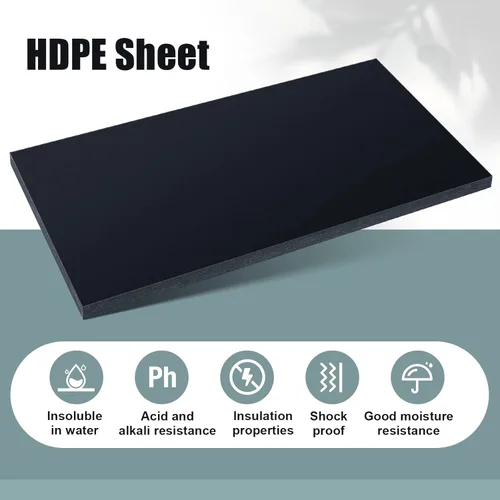 Miniatura 3 de Wesiti Láminas de Plástico HDPE de 3/4 de Grosor, Lámina de Polietileno HDPE Duro, Tablero de Polietileno de Alta Densidad para Manualidades, Panel