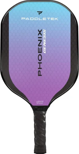 Paddletek Phoenix Genesis - Paletas profesionales de pickleball con núcleo de panal - Superficie epoxi de policarbonato y fibra de vidrio - Agarre