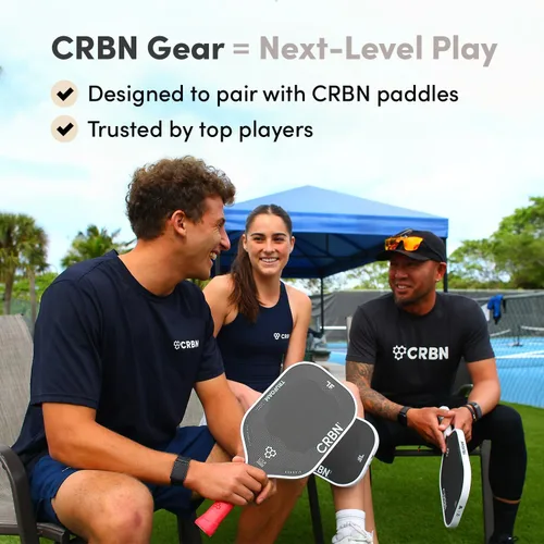 Miniatura 7 de CRBN Pickleball - Overgrips Drytec™ - Cinta adhesiva para pala de pickleball - Absorbe el impacto y la humedad - Pack de 4 Rojo - Paquete de 4
