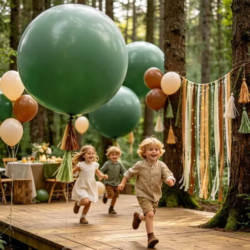 Miniatura 25 de 32 piezas de globos grandes morados de 18 pulgadas, globos redondos grandes de látex para decoración de cumpleaños y bodas. (morado)