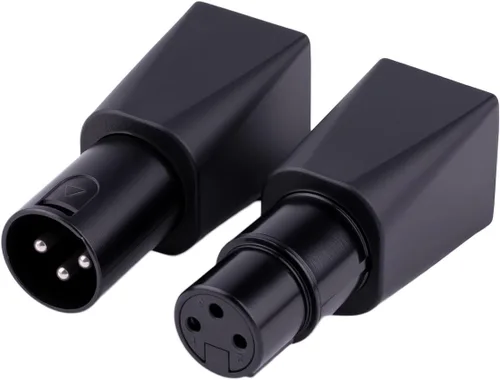 DMX a RJ45 Conector RJ45 Ethernet a 3 pines XLR DMX hembra y macho adaptadores conjuntos (3PIN_1Pair)