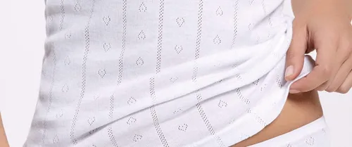 Miniatura 44 de VAVONNE Camiseta sin mangas tipo camisola para mujer, toda de algodón, aireada, suave y cómoda