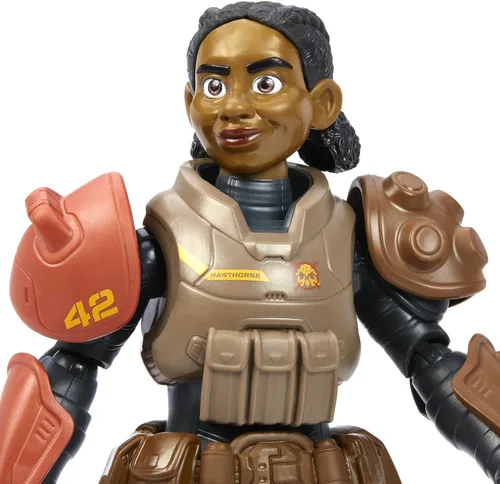 Miniatura 3 de Mattel Disney and Pixar Lightyear - Figura de acción a gran escala, Jr ZAP Patrol Izzy Hawthorne con 14 articulaciones móviles, juguete