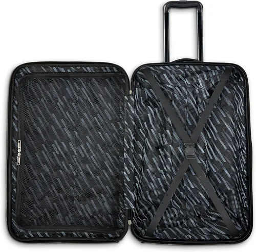Miniatura 5 de American Tourister Groove - Equipaje rígido con ruedas giratorias, color negro, juego de 3 piezas (equipaje de mano, mediano, grande)