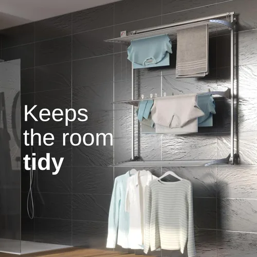 Miniatura 7 de foxydry Aireador vertical de pared de torre para uso en interiores y exteriores (blanco, 59.8 in / 59.8 pulgadas)