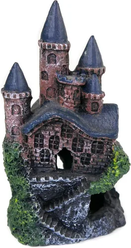 Miniatura 13 de Penn-Plax Age-of-Magic Wizard's Castle Aquarium Decor – Seguro para peceras de agua dulce y salada – Pequeño