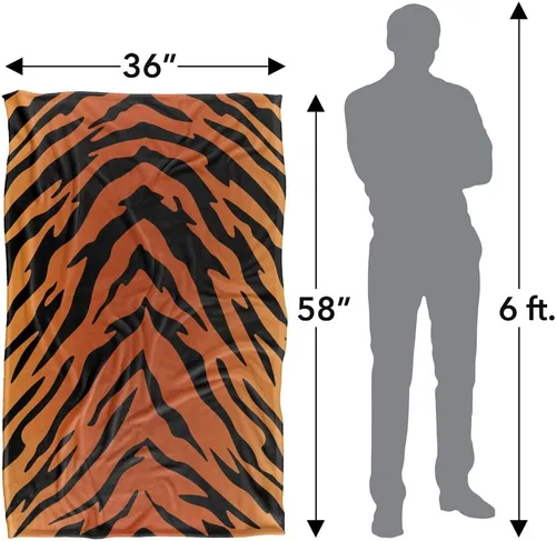 Miniatura 5 de LOGOVISION Tiger Print Silky Touch Super Soft Throw Blanket 36" x 58