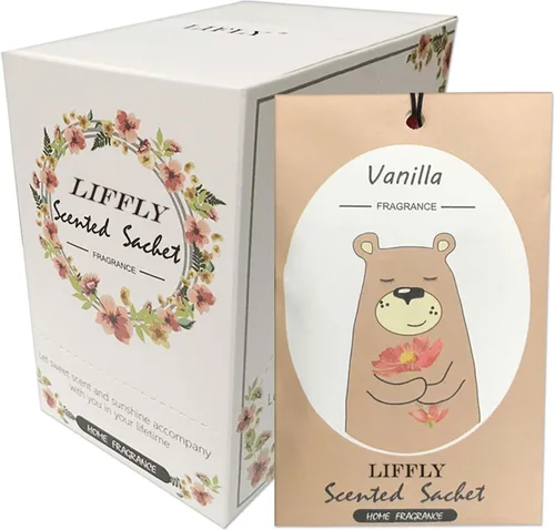 Miniatura 12 de 13 sobres perfumados para cajones y armarios, ambientador para el hogar, bolsita de fragancia en total, 14 paquetes de caja de regalo