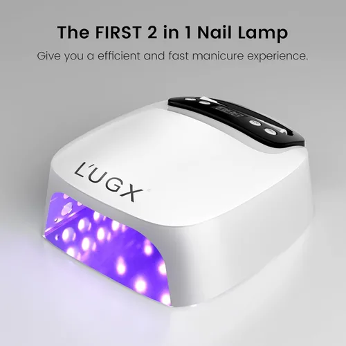 Miniatura 7 de L'UGX Lámpara de uñas LED UV 2 en 1, luz UV para uñas de gel, secadora de uñas con luz de gel de mano para esmalte de uñas, perfecta para manicura