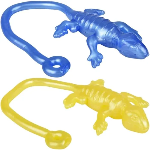 Miniatura 4 de Rhode Island Novelty SKLIZAR Lagartos, paquete de 12, colores surtidos