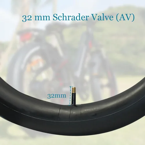 Miniatura 4 de Tubo interior de bicicleta de 16 x 4.0 pulgadas, válvula Schrader, para neumáticos gruesos de 16 pulgadas, para bicicletas de nieve y arena de 16 2