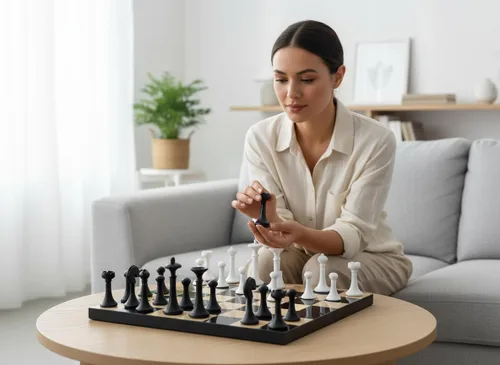 Miniatura 4 de Juego de ajedrez grande de 15.7 pulgadas con piezas de ajedrez ponderadas de aleación de zinc de alto polímero, juegos de ajedrez para adultos