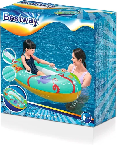 Miniatura 8 de Bestway® 47" x 31"/1.19m x 79cm Tropical Crew Baby Boat