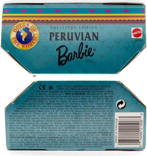 Miniatura 6 de Peruvian Barbie - Colección Muñecas del Mundo - Edición Coleccionista