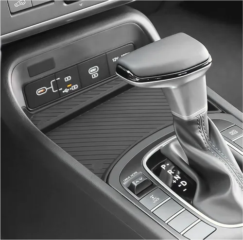 Miniatura 11 de SXCY 2 piezas superiores para Hyundai Kona/Kona EV 2024 2025 2026 Organizador de consola central para Hyundai Kona EV 2024-2026, accesorios