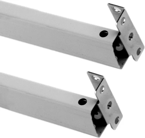 Miniatura 3 de Rod Desyne KSH-2036 - Barra de banda plana (juego de 2), 20-36 pulgadas, color blanco